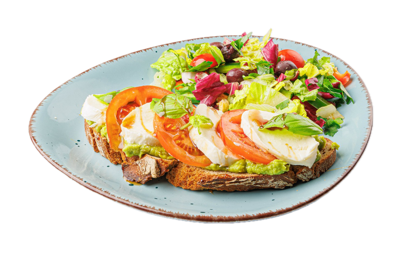 Foto von Avocado-Mozzarella