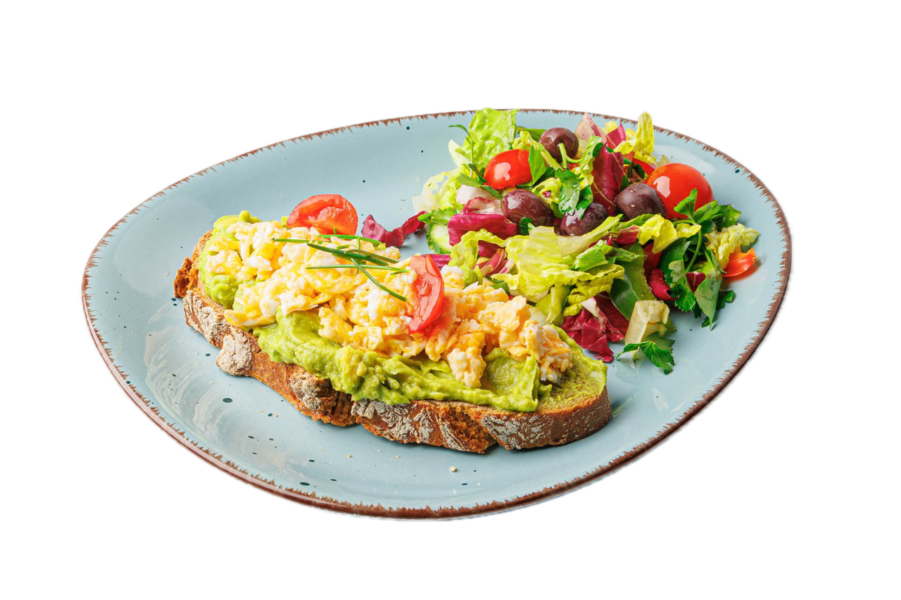 Foto von Avocado-Rührei