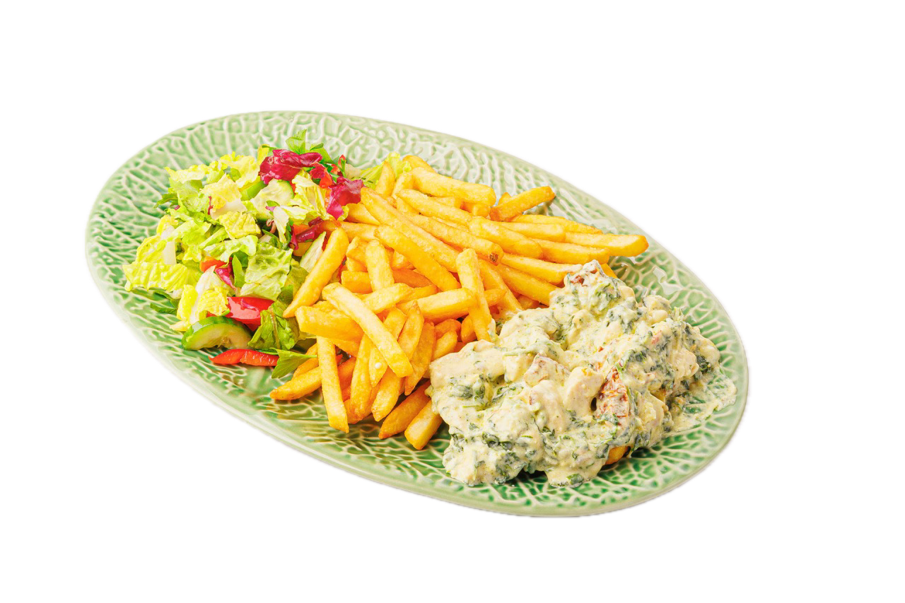 Foto von Chicken-Spinat