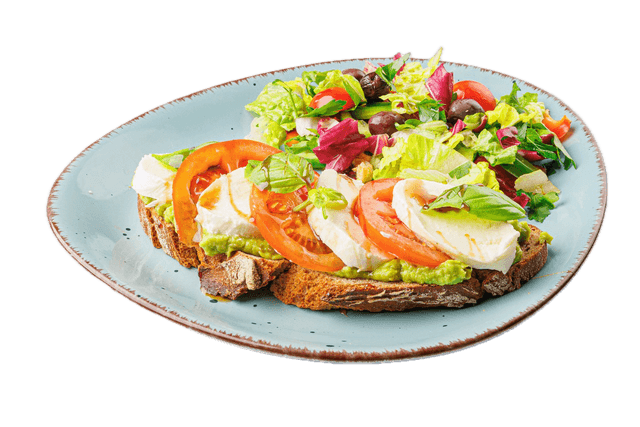 Foto von Avocado-Mozzarella