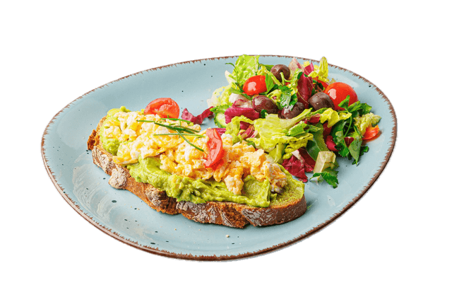 Foto von Avocado-Rührei
