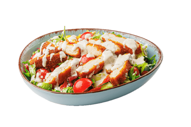Foto von Crispy Chicken-Salat