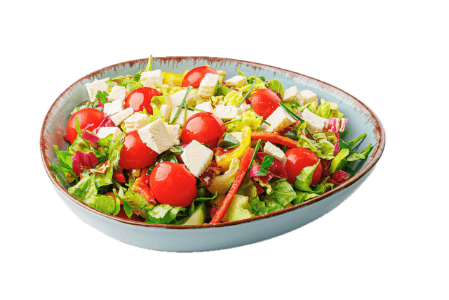 Foto von Salat mit Feta