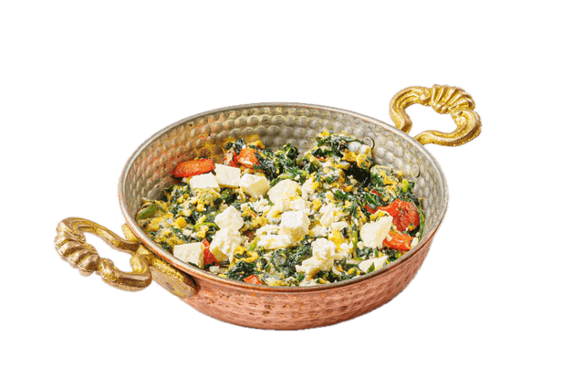 Foto von Spinatpfanne mit Ei & Feta